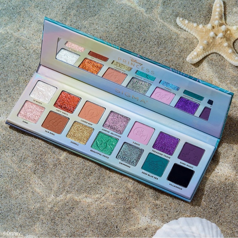 Sigma Beauty The Little Mermaid Eyeshadow Palette DISCONTINUED